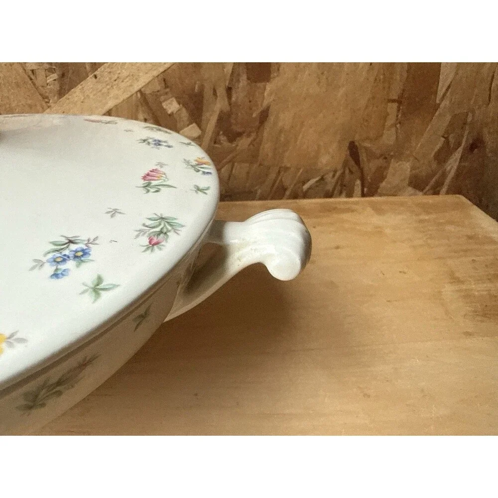 Harmony House Serving Bowl with Lid Made in USA by Hall China Vintage